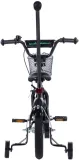 rowerek-rower-tomabike-14-cali-v-break-prowadnik-koszyk-kolka-boczne-model-14-platinum-czarno-turkusowy