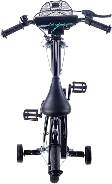 rowerek-rower-tomabike-14-cali-v-break-prowadnik-koszyk-kolka-boczne-stan-nowy-model-14-platinum-czarno-turkusowy