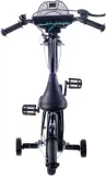 rowerek-rower-tomabike-14-cali-v-break-prowadnik-koszyk-kolka-boczne-stan-nowy-model-14-platinum-czarno-turkusowy