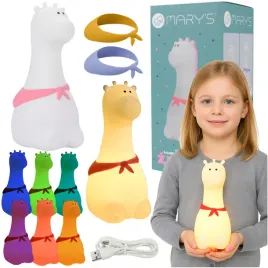 lampka-nocna-led-rgb-bezprzewodowa-lampa-dla-dziecka-zyrafa-biala-usb