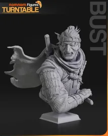 figurka-jin-sakai-ghost-of-tsushima-popiersie-nomnom-figures-druk-3d