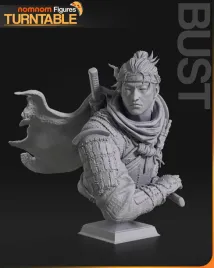 figurka-jin-sakai-ghost-of-tsushima-popiersie-nomnom-figures-druk-3d