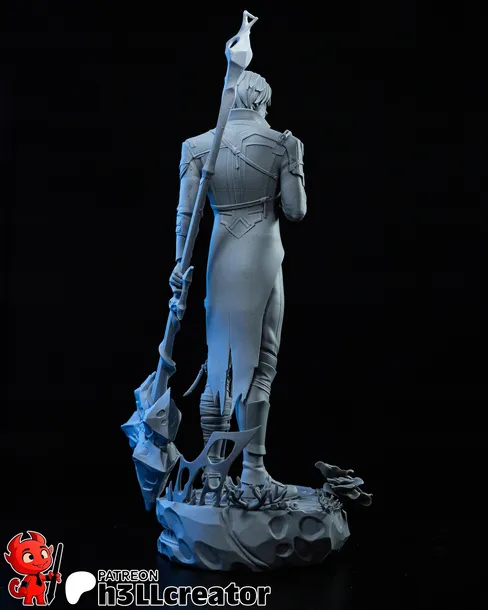 figurka-jayce-arcane-h3ll-creator-druk-3d-prezent-stan-nowy-wysokosc-produktu-19-4-cm