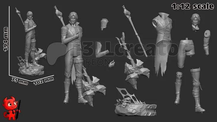 figurka-jayce-arcane-h3ll-creator-druk-3d-prezent-stan-nowy-szerokosc-produktu-10-2-cm