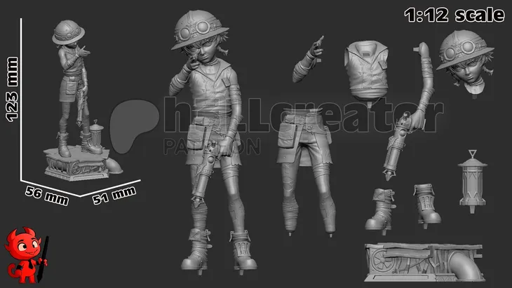 figurka-isha-arcane-h3ll-creator-druk-3d-prezent-stan-nowy-szerokosc-produktu-5-1-cm