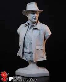 figurka-indiana-jones-popiersie-h3ll-creator-druk-3d-prezent