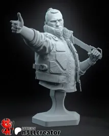 figurka-jackie-welles-cyberpunk-2077-popiersie-h3ll-creator-druk-3d-14k