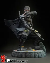 figurka-jin-sakai-ghost-of-tsushima-h3ll-creator-druk-3d-14k-prezent