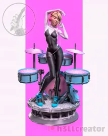 figurka-gwen-stacy-spider-man-universe-h3ll-creator-druk-3d-14k-prezent