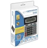 esperanza-kalkulator-biurkowy-euler-kolor-odcienie-szarosci-i-srebra