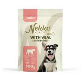nekko-daily-junior-mokra-karma-dla-psow-z-cielecina-300g