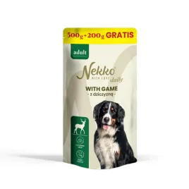 nekko-daily-adult-mokra-karma-dla-psow-z-dziczyzna-500g-200g-gratis