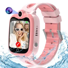 smartwatch-dla-dzieci-4g-z-gps-i-telefonem-wodoszczelnosc-ip68-sos-rozowy