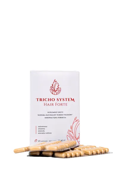 Tricho System Hair Forte - suplement diety, wspiera naturalny wzrost włosów