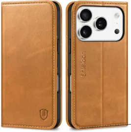 shieldon-naturalne-etui-skorzane-do-iphone-17-pro-rfid-z-klapka-jasny-braz