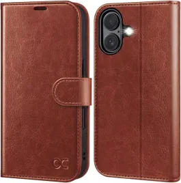 ocase-etui-skorzane-do-iphone-16-plus-z-klapka-portfel-stojak-ciemny-braz