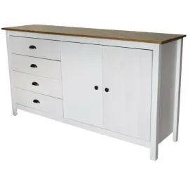 komoda-biala-kredens-drewniany-szuflady-drewno-150cm