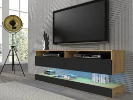 wiszace-szafki-rtv-z-polkami-dab-artisan-czarny-160-cm