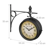 zegar-scienny-relaxdays-czarny-34cm-typ-scienny