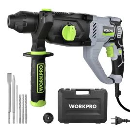 workpro-mlotowiertarka-udarowa-sds-plus-1050w-3j-26mm-zestaw