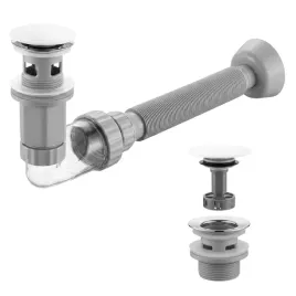 syfon-umywalkowy-rea-flow-klik-klak-bialy-elastyczny-oszczedzajacy-miejsce