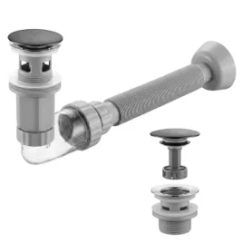 syfon-umywalkowy-rea-flow-klik-klak-tytan-elastyczny-oszczedzajacy-miejsce