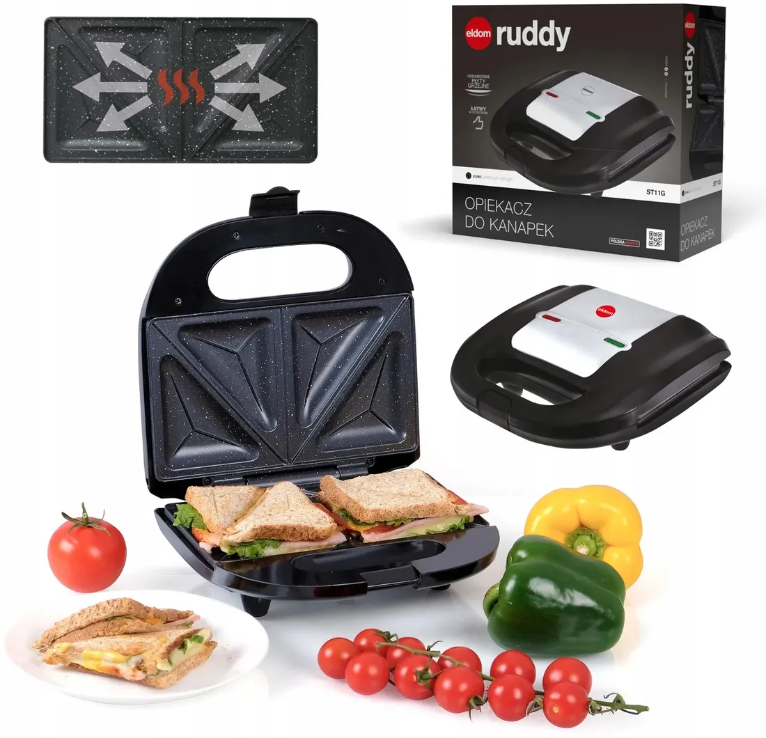 opiekacz-eldom-st11g-stan-nowy