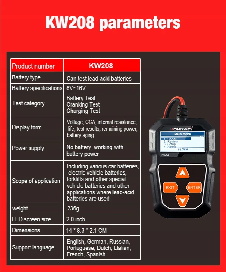 miernik-baterii-konnwei-kw208-stan-nowy