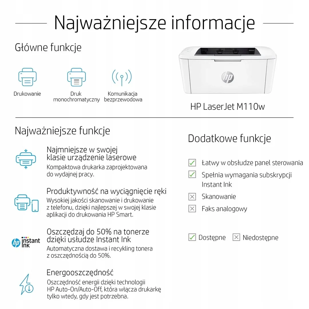 drukarka-hp-laserjet-pro-m110w-stan-nowy