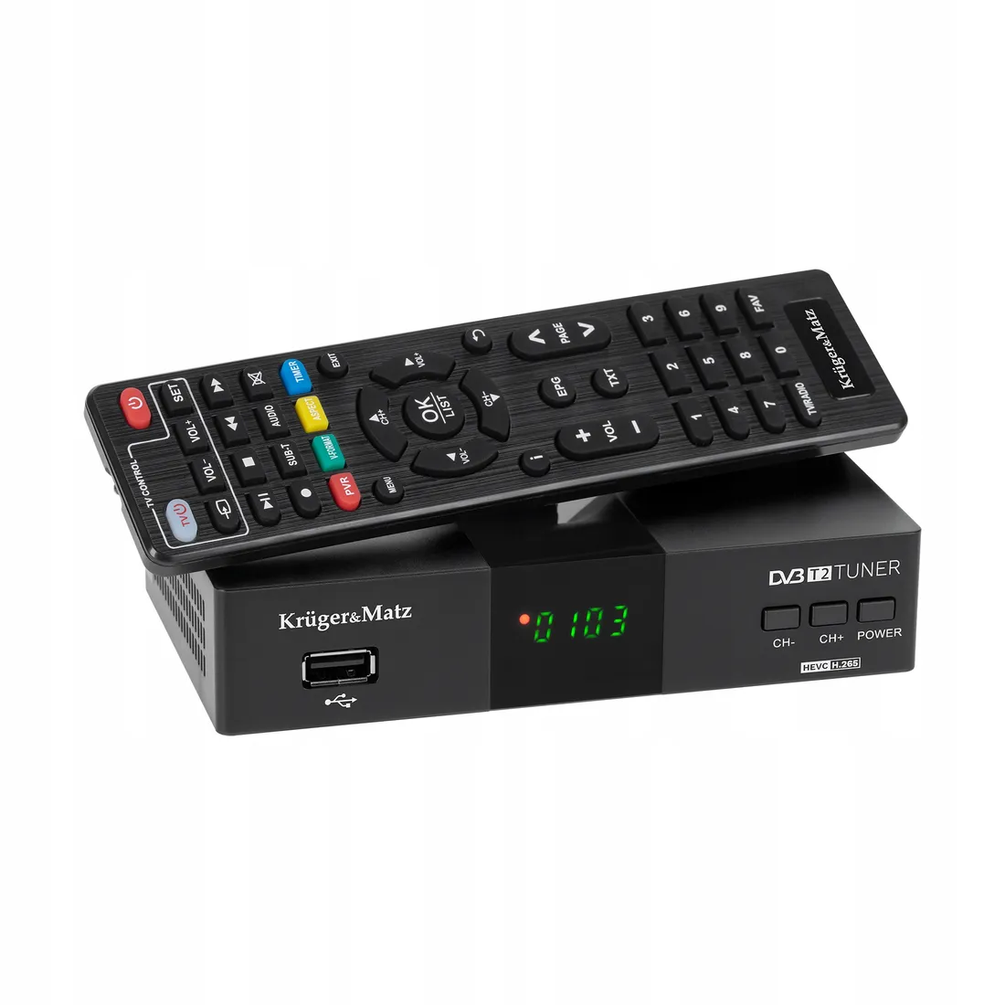 tuner-dvb-t2-h-265-hevc-krugerandmatz-hdmi-scart-pvr-epg-usb-dekoder-stan-nowy