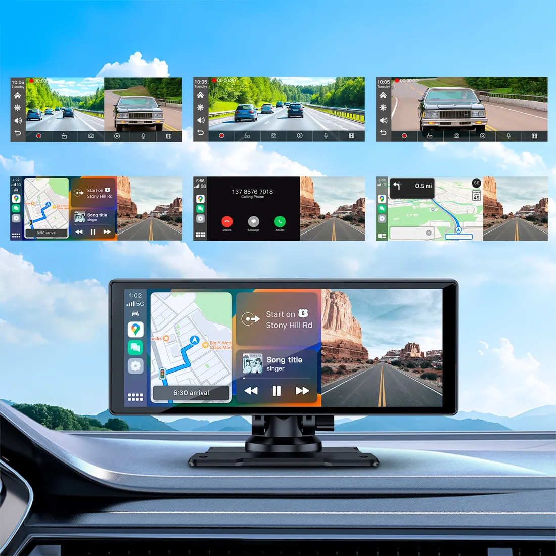stacja-multimedialna-9-radio-android-auto-apple-carplay-dvr-kamera-cofania