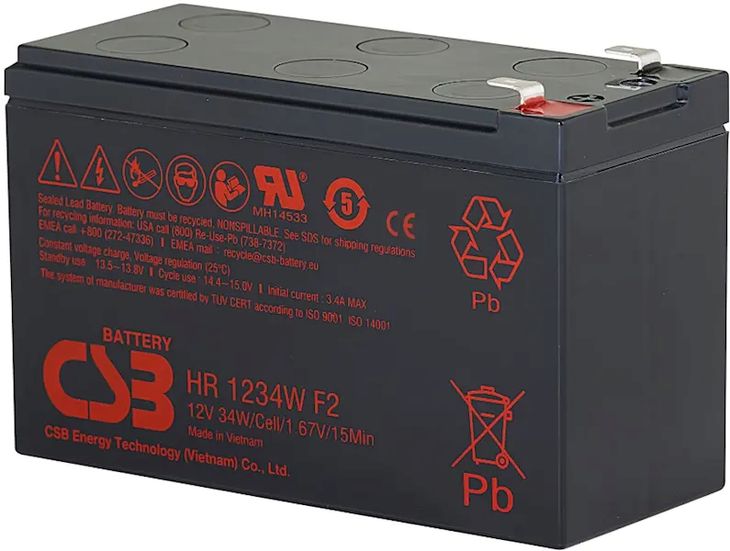 HR1234W F2 12V 9Ah Akumulator CSB  HR1234WF2