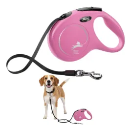 flexi-new-classic-m-smycz-automatyczna-tasma-5m-rozowa-mocna-wytrzymala