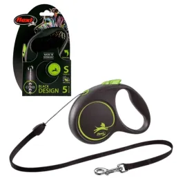 smycz-dla-psa-flexi-automatyczna-linka-s-5m-zielona-black-design-wytrzymala