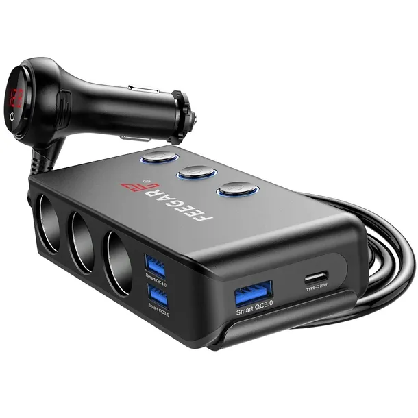 rozdzielacz-samochodowy-feegar-12-24v-200w-usb-10a-marka-inna