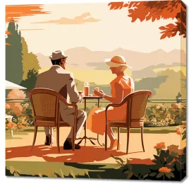 obraz-90x90cm-retro-randka