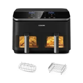 frytkownica-beztluszczowa-air-fryer-cosori-dual-basket-1750w-85l-czarna