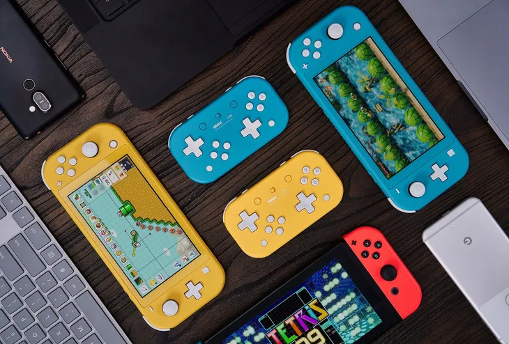 8bitdo-lite-turquoise-pad-bezprzewodowy-switch-pc-rpi-kod-producenta-lite-turquoise