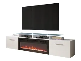 szafka-rtv-z-kominkiem-rova-ef-190-z-oswietleniem-led-bialym