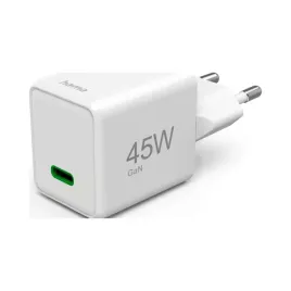 ladowarka-sieciowa-hama-201983-gan-supermini-45w-pd-qc-usb-c-biala