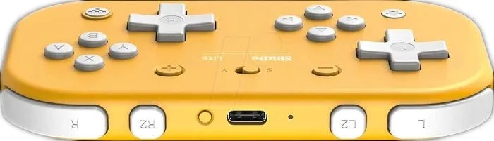 pad-bezprzewodowy-8bitdo-lite-zolty-komunikacja-bezprzewodowa-bluetooth