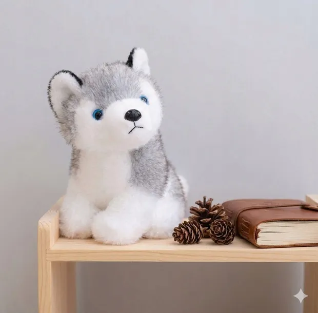 pluszowy-piesek-husky-20cm-marka-bez-marki