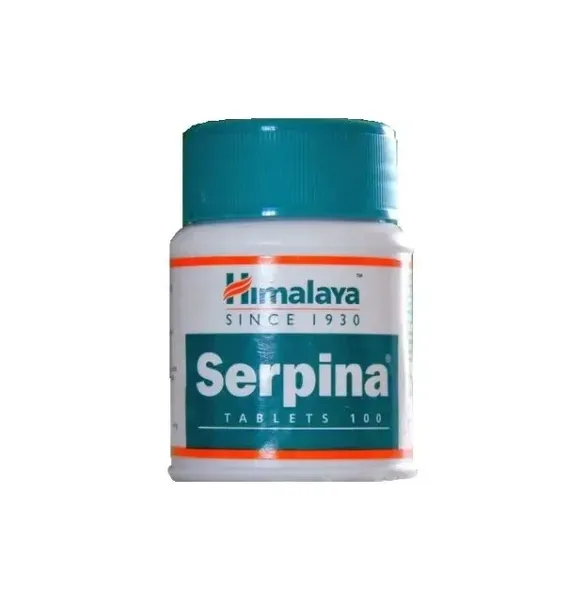 Preparat ziołowy Serpina Układ krążenia Serpina Himalaya 100 tab