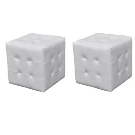 biale-stolki-szescienne-30-x-30-x-30-cm-2-szt-skora-syntetyczna