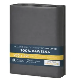 przescieradlo-tradycyjne-100percent-bawelna-bez-gumki-200x220-grafit-stalowy