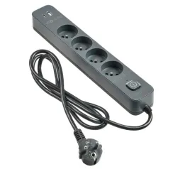 listwa-zasilajaca-reinston-4-gniazda-15m-usb-szara-przeciwprzepieciowa