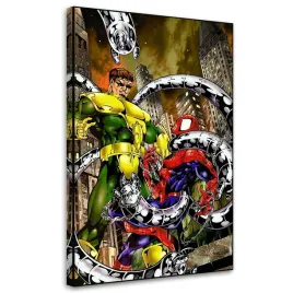 obraz-plotno-walka-z-spider-manem-saqman-70x100