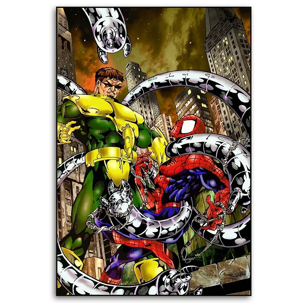 obraz-plotno-walka-z-spider-manem-saqman-70x100