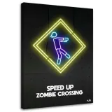 obraz-na-plotnie-zombie-neon-rubiant-40x60