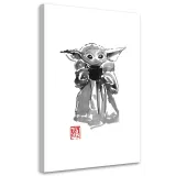 obraz-na-plotnie-mlody-yoda-pechane-40x60